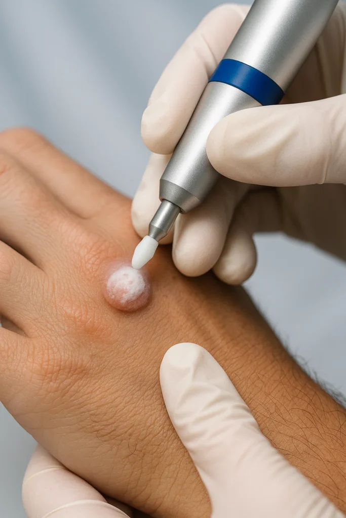 example of wart removal Upper Walthamstow using cryopen