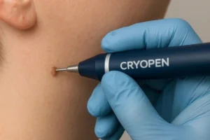 Person receiving skin tag removal Upper Walthamstow
