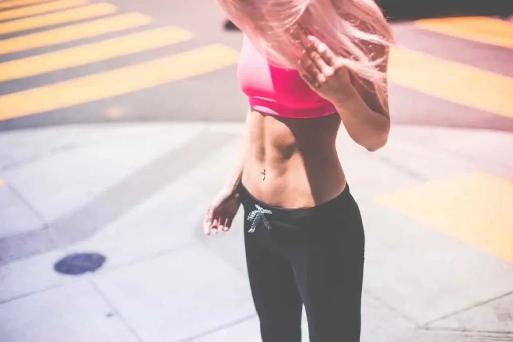 Woman with toned stomach after LA-EMS Body Sculpting Treatment Upper Walthamstow