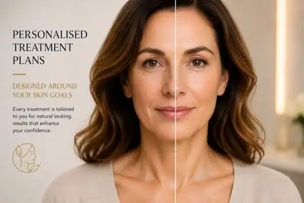 Before and after results of Collagen Lift Therapy Upper Walthamstow